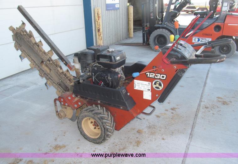 image for item B5283 2004 Ditch Witch 1230H walk behind trencher