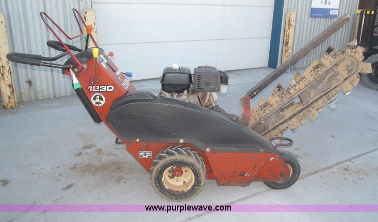 image for item B5283 2004 Ditch Witch 1230H walk behind trencher