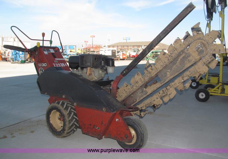 image for item B5283 2004 Ditch Witch 1230H walk behind trencher