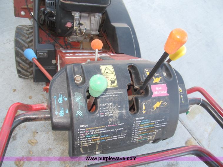 image for item B5283 2004 Ditch Witch 1230H walk behind trencher