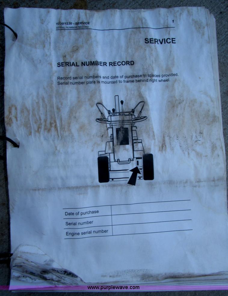 image for item B5283 2004 Ditch Witch 1230H walk behind trencher