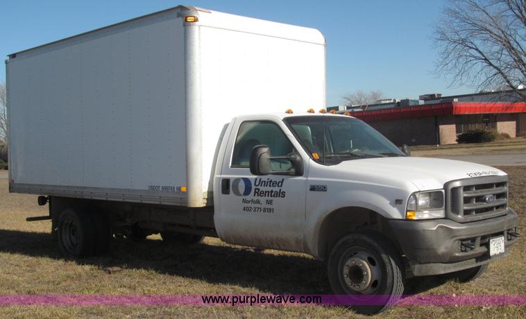 image for item B5284 2002 Ford F550 XL Super Duty box truck