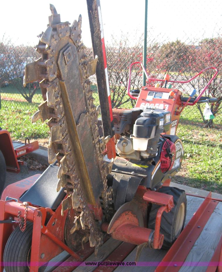 image for item B6393 2007 Ditch Witch 1330H walk behind trencher