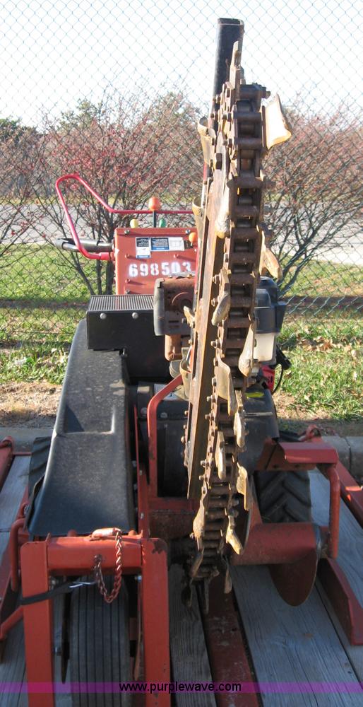 image for item B6393 2007 Ditch Witch 1330H walk behind trencher