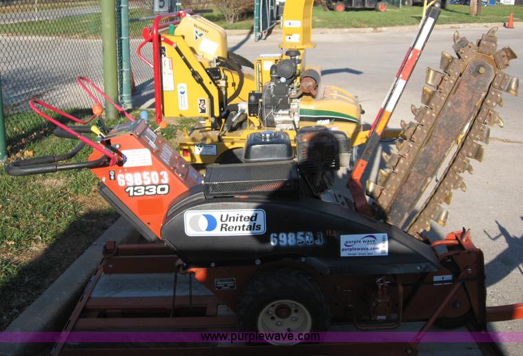 image for item B6393 2007 Ditch Witch 1330H walk behind trencher