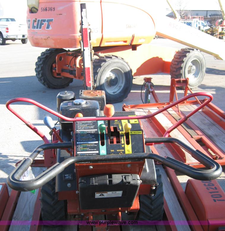 image for item B6393 2007 Ditch Witch 1330H walk behind trencher