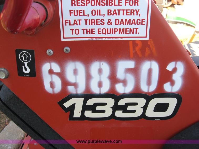 image for item B6393 2007 Ditch Witch 1330H walk behind trencher