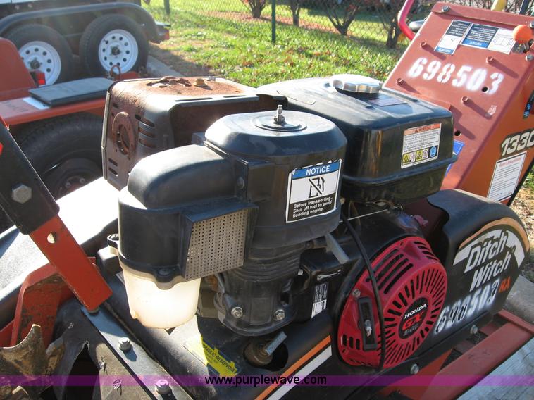 image for item B6393 2007 Ditch Witch 1330H walk behind trencher