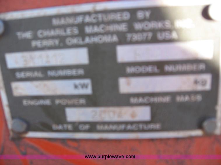 image for item B6410 2004 Ditch Witch RT40 trencher