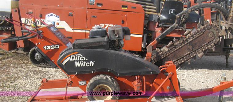 image for item B8325 2007 Ditch Witch 1330 walk behind trencher