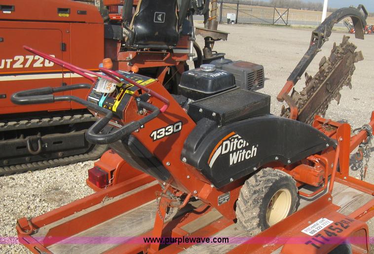 image for item B8325 2007 Ditch Witch 1330 walk behind trencher