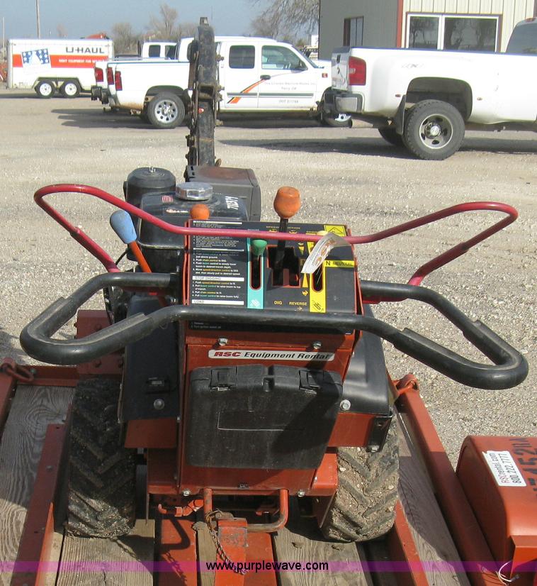 image for item B8325 2007 Ditch Witch 1330 walk behind trencher