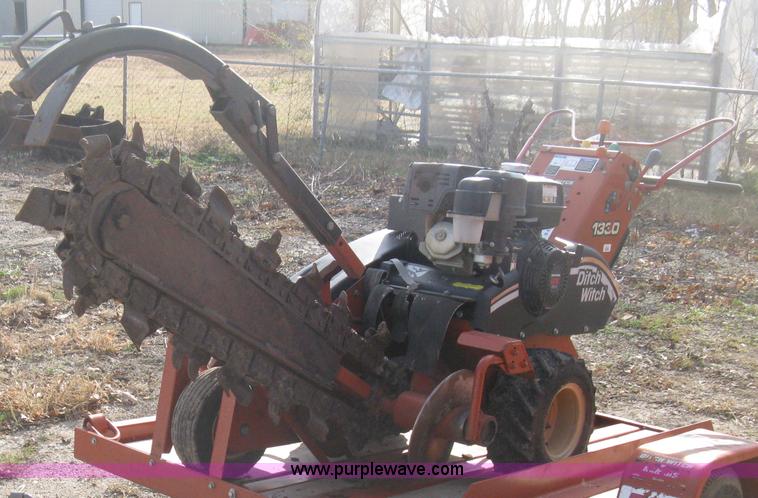 image for item B8325 2007 Ditch Witch 1330 walk behind trencher