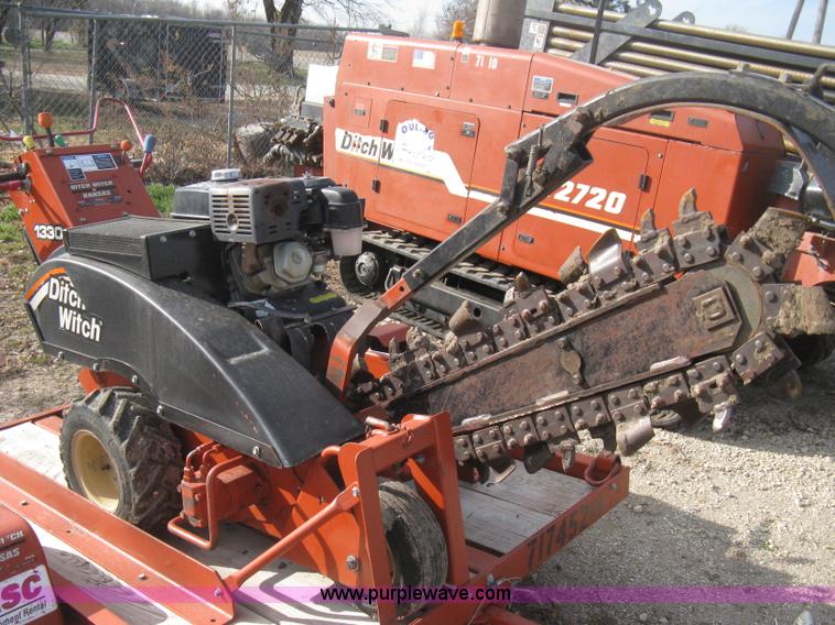 image for item B8325 2007 Ditch Witch 1330 walk behind trencher
