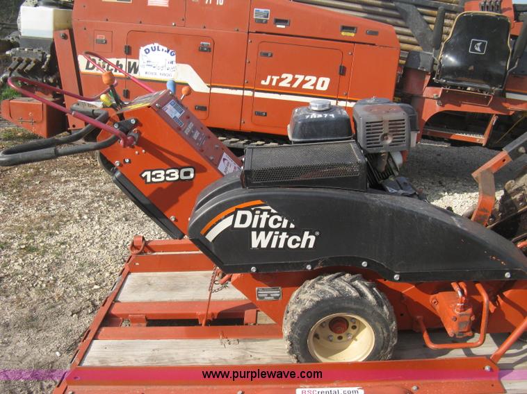 image for item B8325 2007 Ditch Witch 1330 walk behind trencher