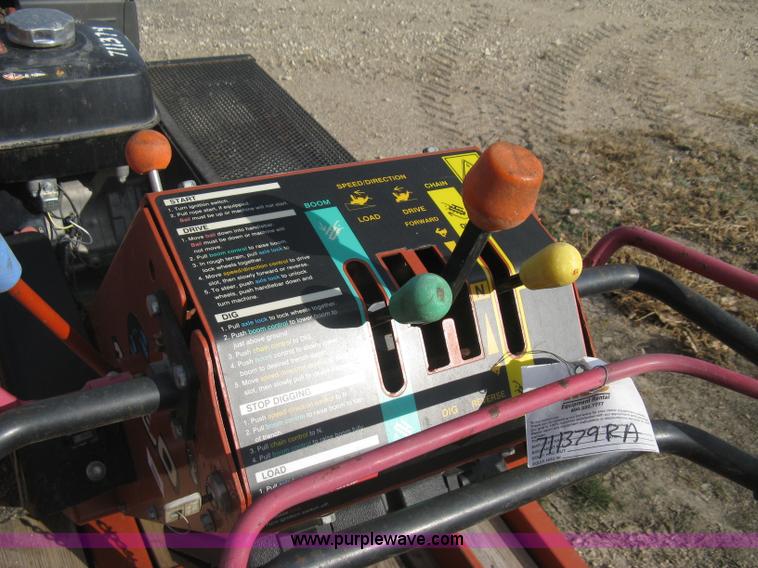 image for item B8325 2007 Ditch Witch 1330 walk behind trencher