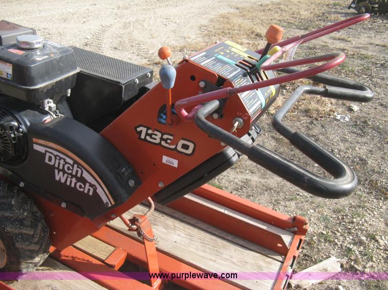 image for item B8325 2007 Ditch Witch 1330 walk behind trencher