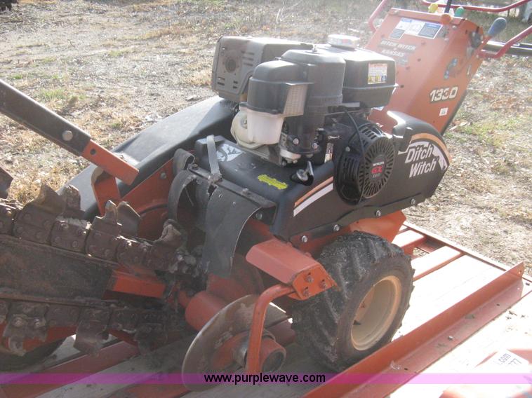 image for item B8325 2007 Ditch Witch 1330 walk behind trencher