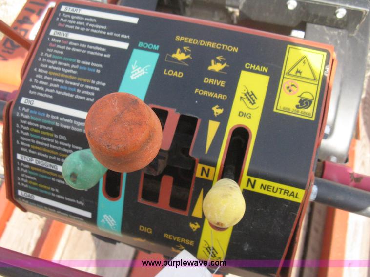 image for item B8325 2007 Ditch Witch 1330 walk behind trencher