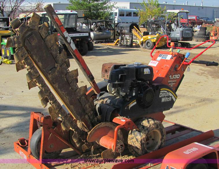 image for item E2523 2006 Ditch Witch 1330H walk behind trencher