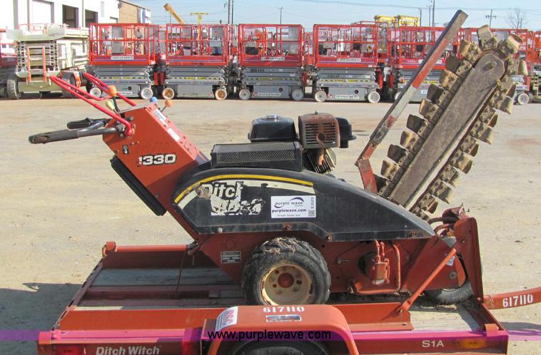 image for item E2523 2006 Ditch Witch 1330H walk behind trencher