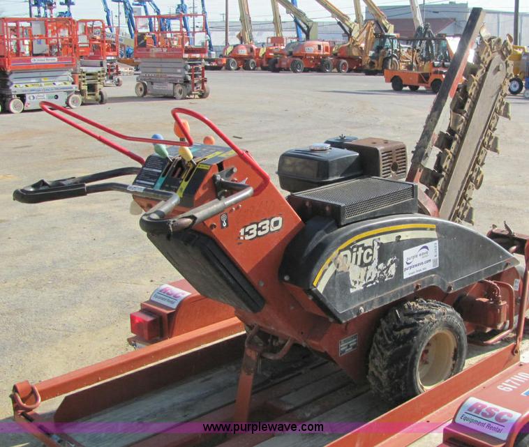 image for item E2523 2006 Ditch Witch 1330H walk behind trencher