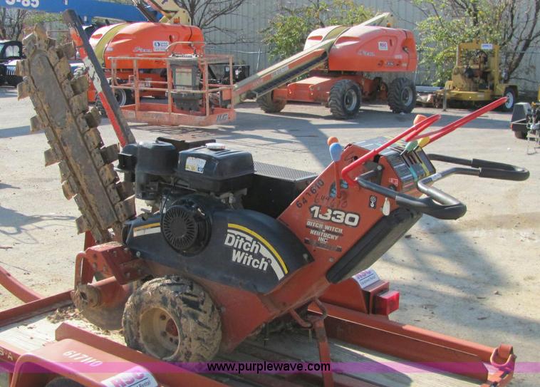 image for item E2523 2006 Ditch Witch 1330H walk behind trencher