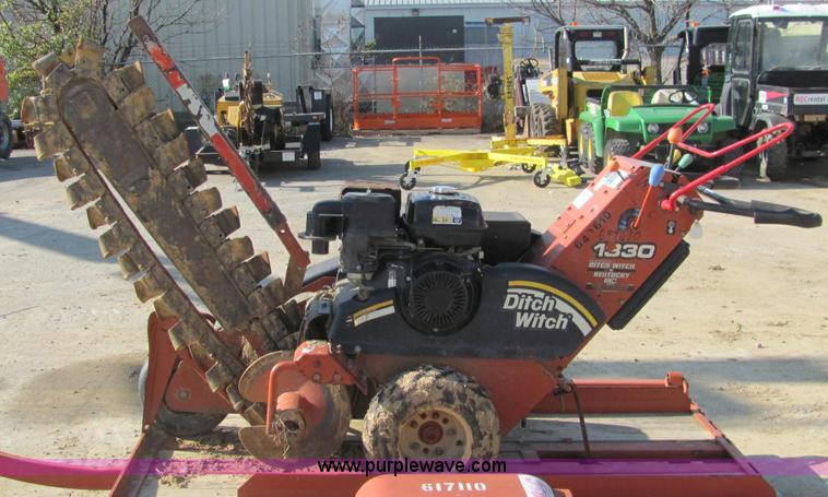 image for item E2523 2006 Ditch Witch 1330H walk behind trencher