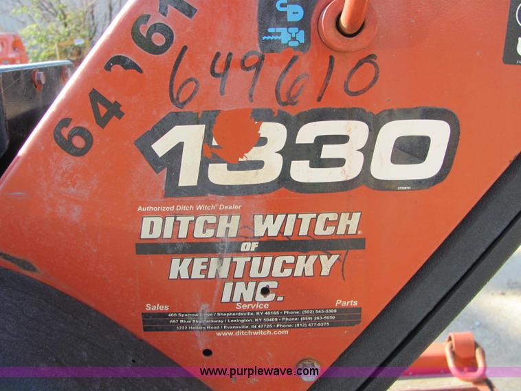 image for item E2523 2006 Ditch Witch 1330H walk behind trencher