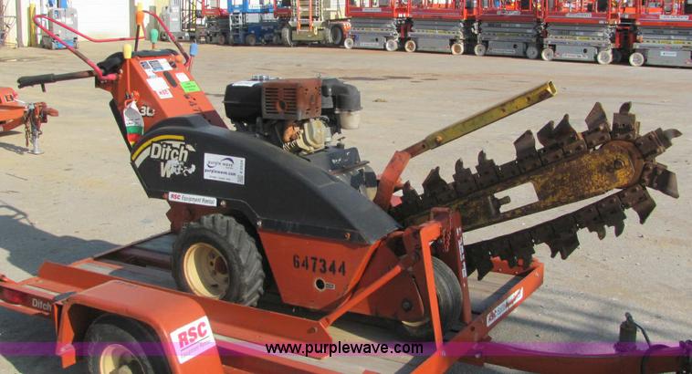 image for item E2524 2006 Ditch Witch 1230H walk behind trencher