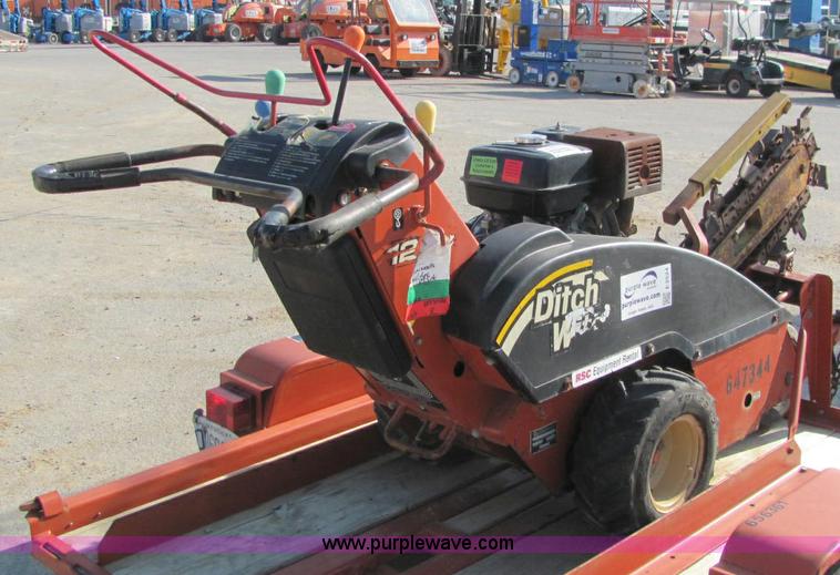 image for item E2524 2006 Ditch Witch 1230H walk behind trencher