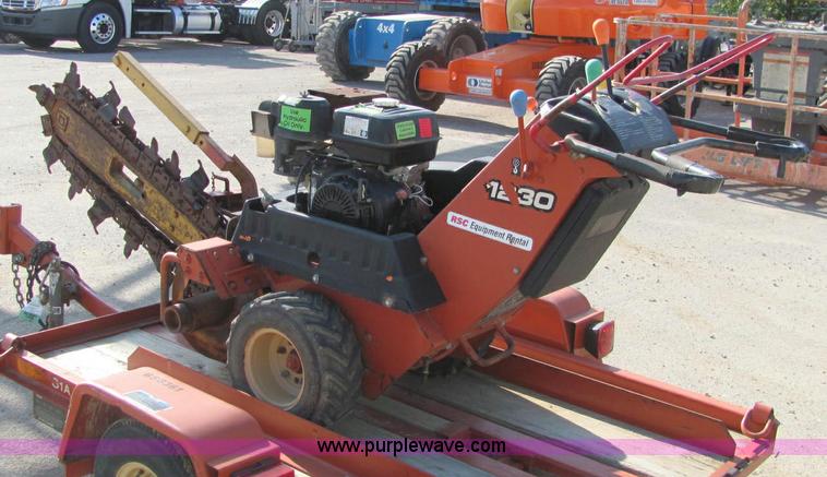 image for item E2524 2006 Ditch Witch 1230H walk behind trencher