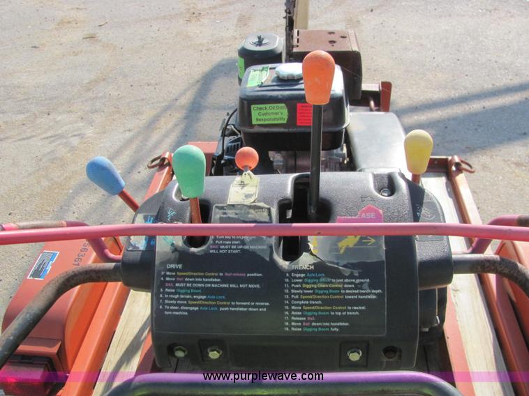 image for item E2524 2006 Ditch Witch 1230H walk behind trencher