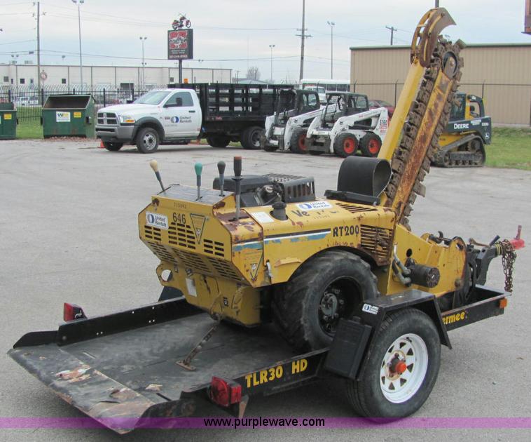 image for item E2526 2005 Vermeer RT200 walk behind trencher