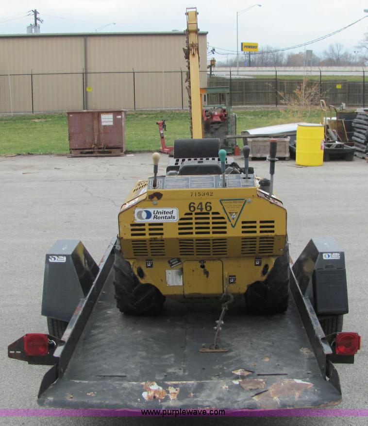 image for item E2526 2005 Vermeer RT200 walk behind trencher