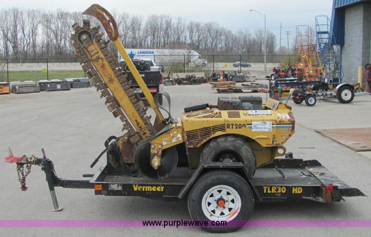 image for item E2526 2005 Vermeer RT200 walk behind trencher