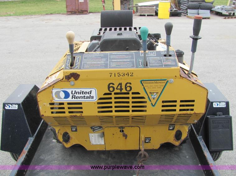 image for item E2526 2005 Vermeer RT200 walk behind trencher