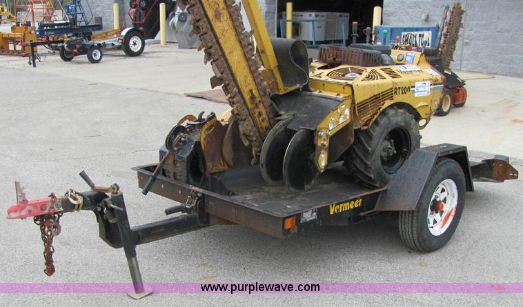 image for item E2526 2005 Vermeer RT200 walk behind trencher