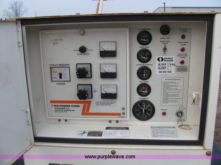 image for item E2527 2006 Multiquip Whisper Watt 25 generator