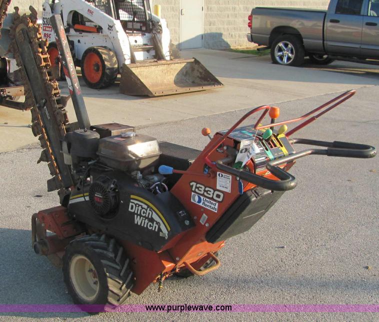image for item E2531 2006 Ditch Witch 1330H walk behind trencher