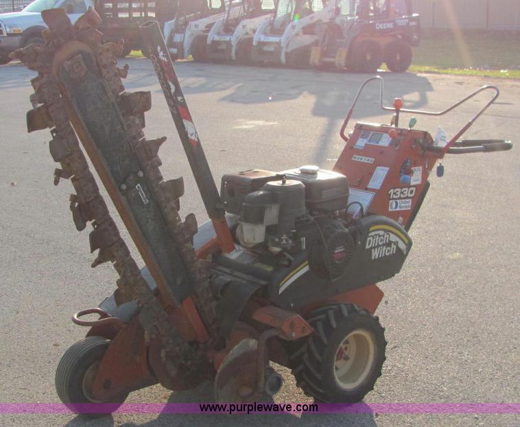 image for item E2531 2006 Ditch Witch 1330H walk behind trencher