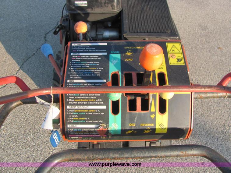 image for item E2531 2006 Ditch Witch 1330H walk behind trencher