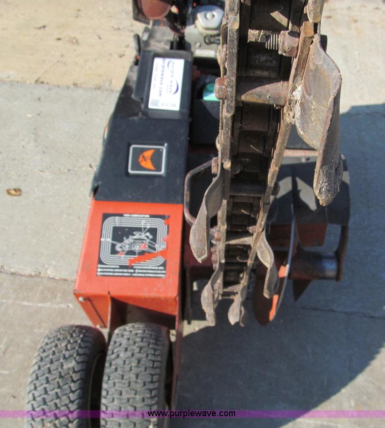 image for item E5726 2007 Ditch Witch 1820H walk behind trencher