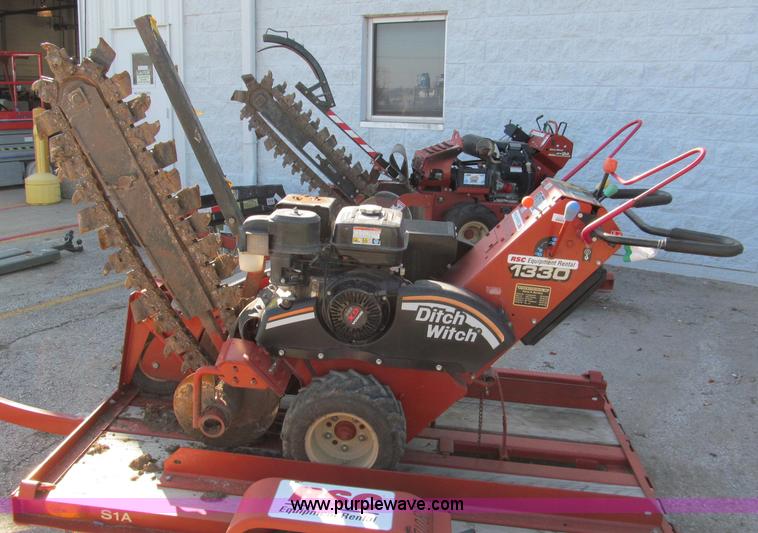 image for item E5727 2007 Ditch Witch 1330H walk behind trencher