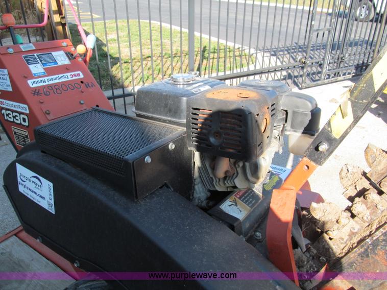 image for item E5727 2007 Ditch Witch 1330H walk behind trencher