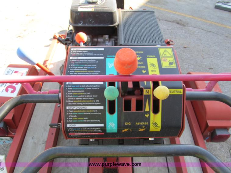 image for item E5727 2007 Ditch Witch 1330H walk behind trencher