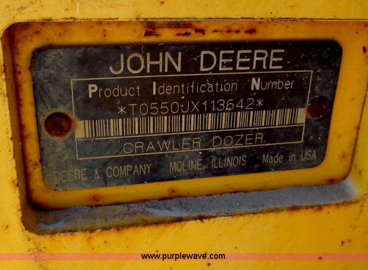image for item E5728 2005 John Deere 550J LT dozer