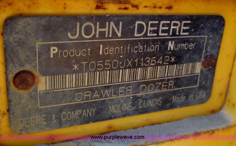 image for item E5728 2005 John Deere 550J LT dozer