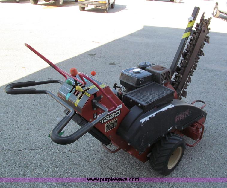 image for item E5729 2007 Ditch Witch 1330H walk behind trencher