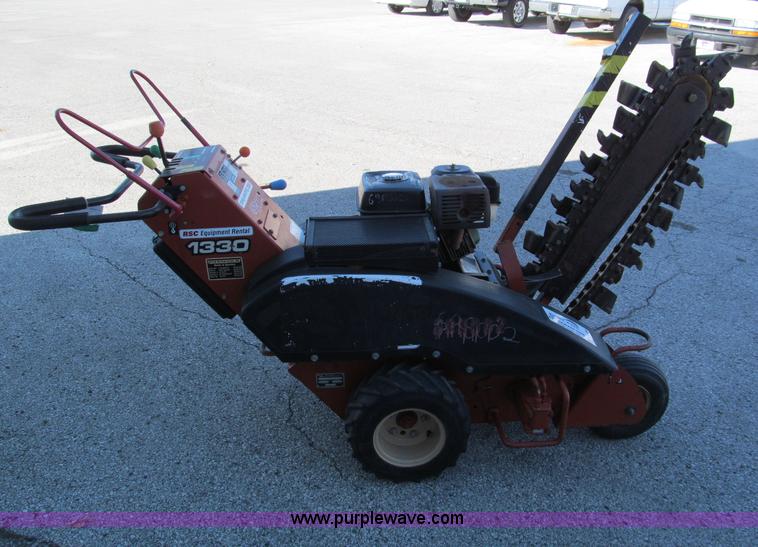 image for item E5729 2007 Ditch Witch 1330H walk behind trencher